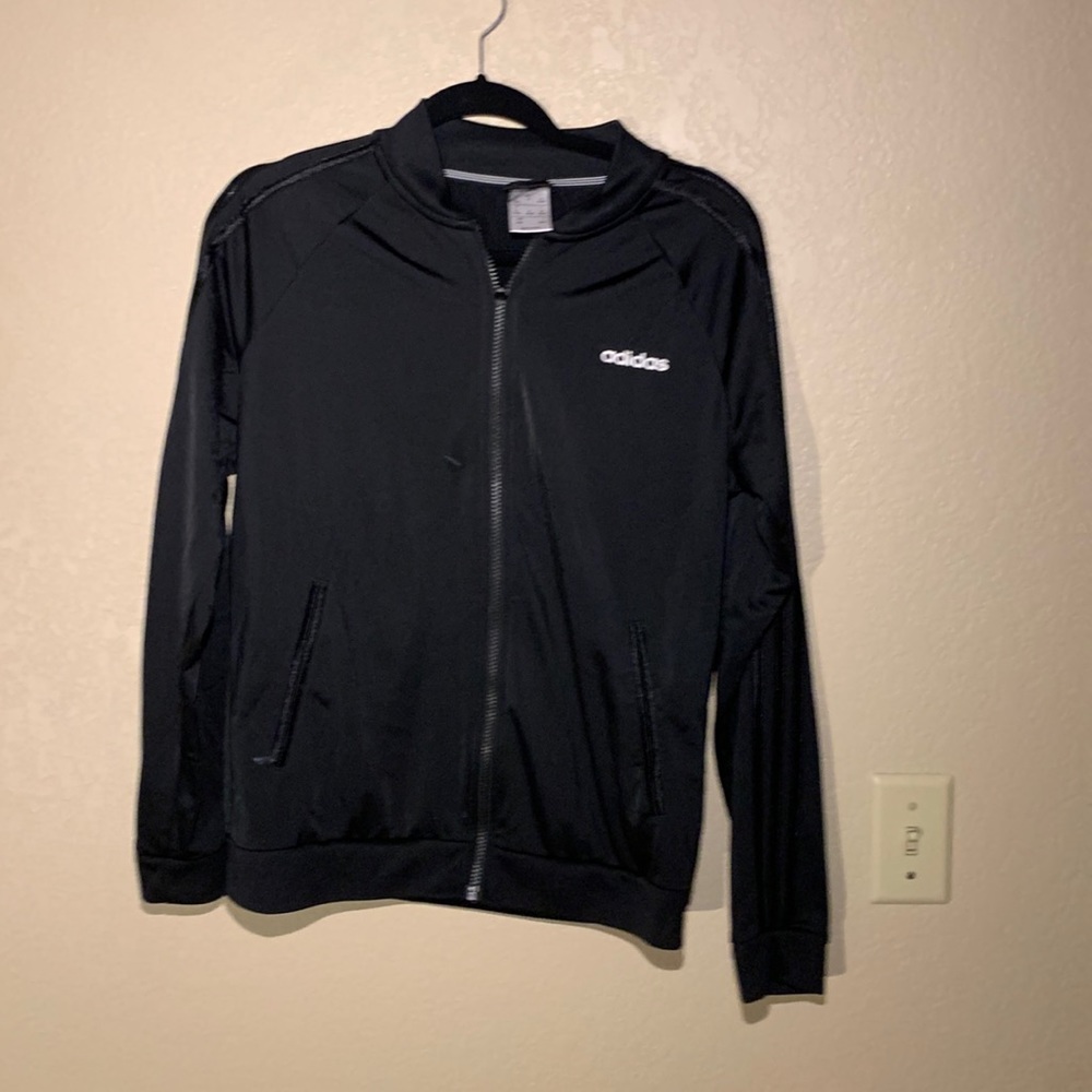 Adidas black zip up